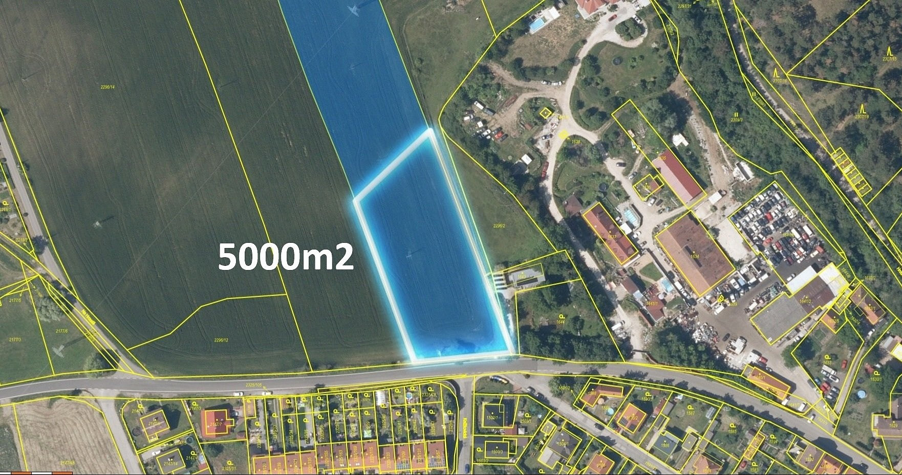 Prodej stavebního pozemku 5 000 m²