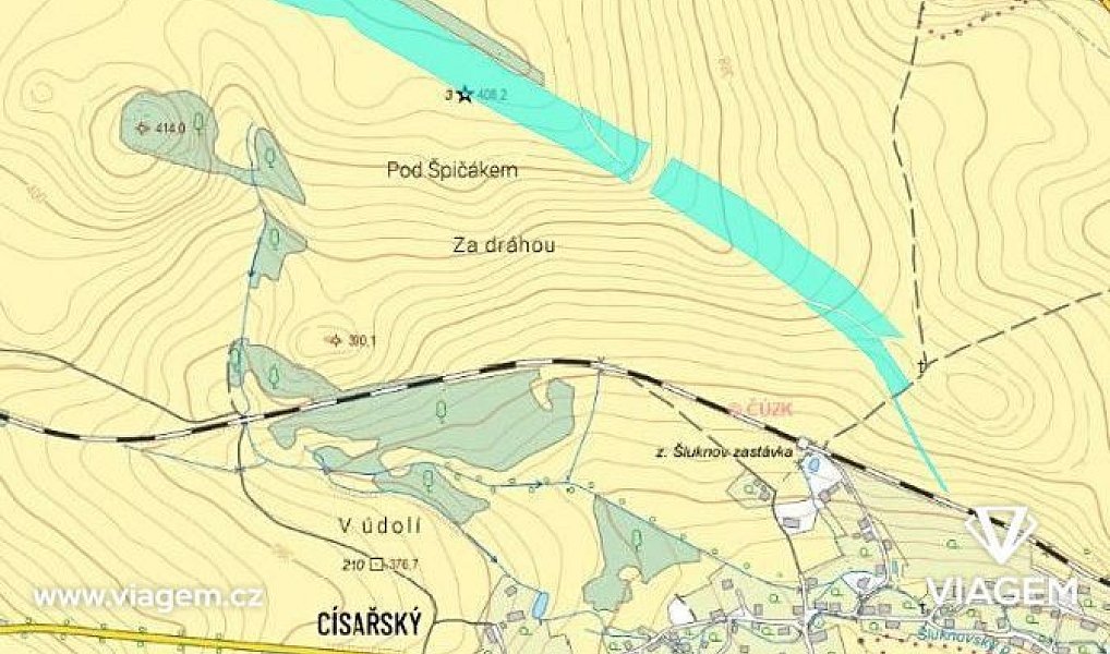 Prodej pole 4 140 m², Šluknov – náhled fotky 4