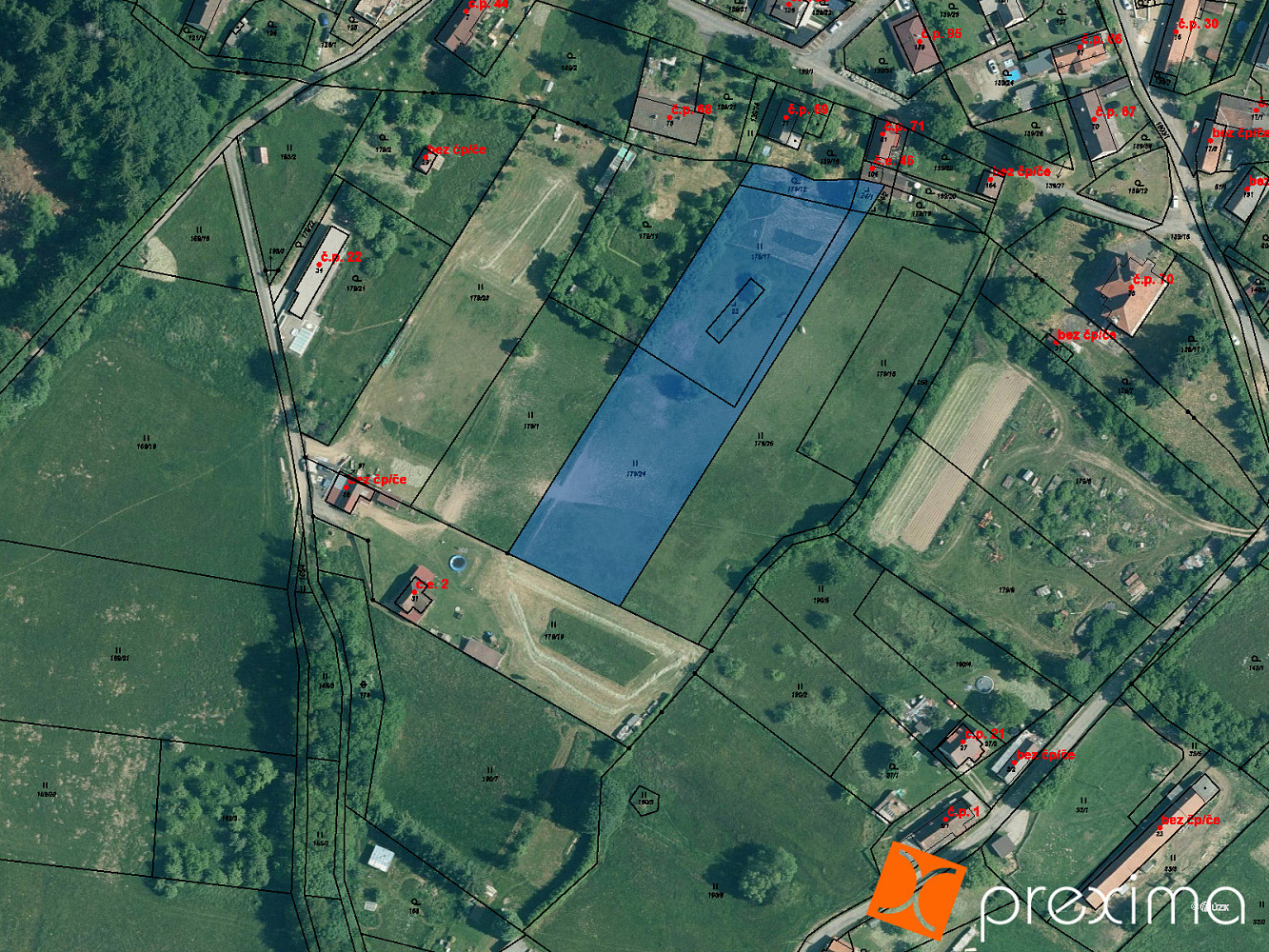 Prodej stavebního pozemku 1 328 m²