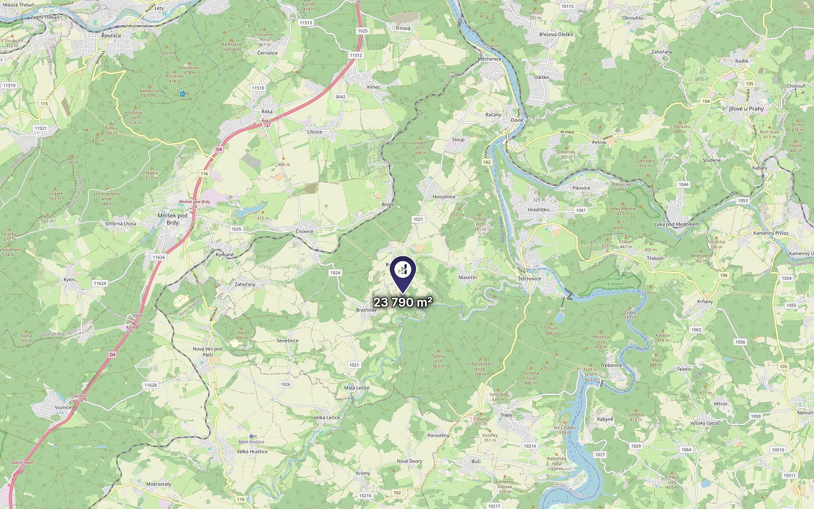 Prodej pole 23 790 m² – fotografie 3
