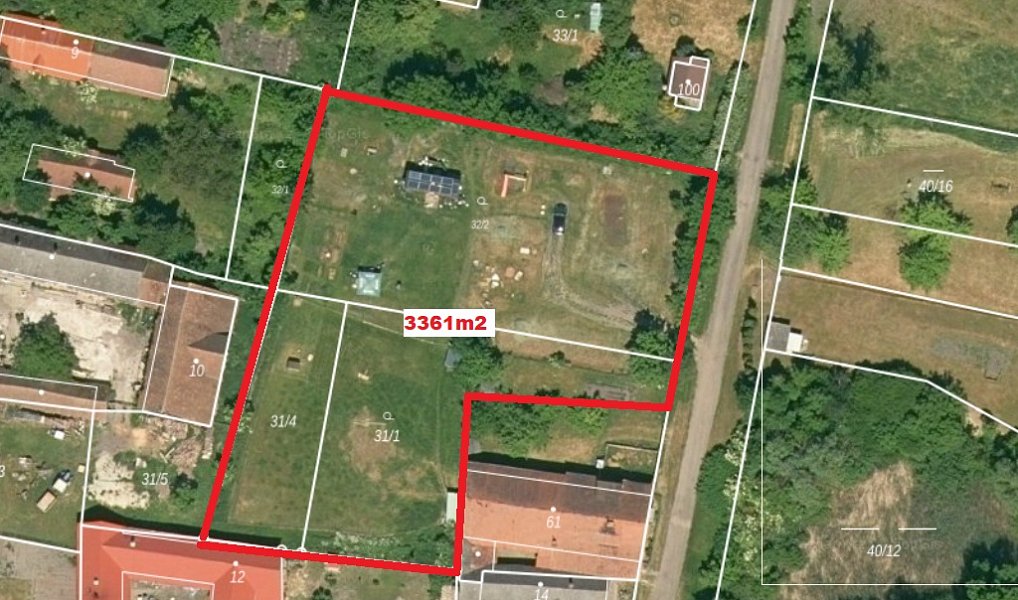 Pronájem zahrady 1 555 m², Městec Králové – náhled fotky 3