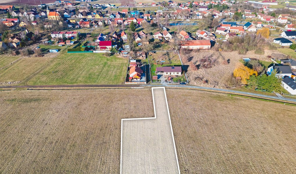 Prodej stavebního pozemku 2 121 m², Přehýšov – náhled fotky 2