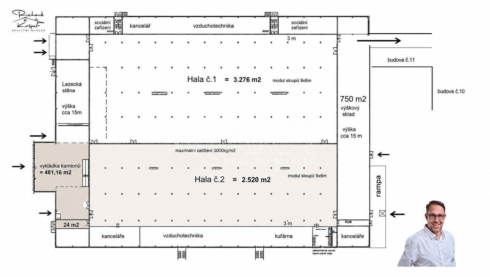 Pronájem výrobních prostor 3 025 m² – fotografie 5
