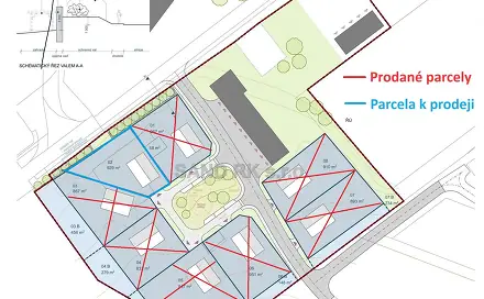 Prodej stavebního pozemku 929 m², Všeruby, okres Domažlice