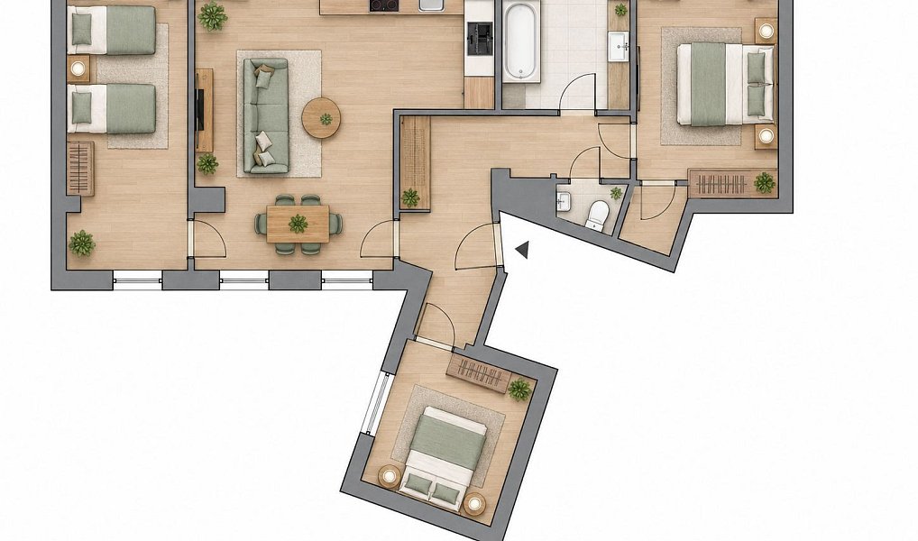 Prodej bytu 4+kk 119 m², Praha – náhled fotky 3