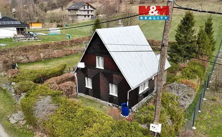 Prodej chaty/chalupy 35 m² s pozemkem 2 906 m², Holčovice - Komora, okres Bruntál