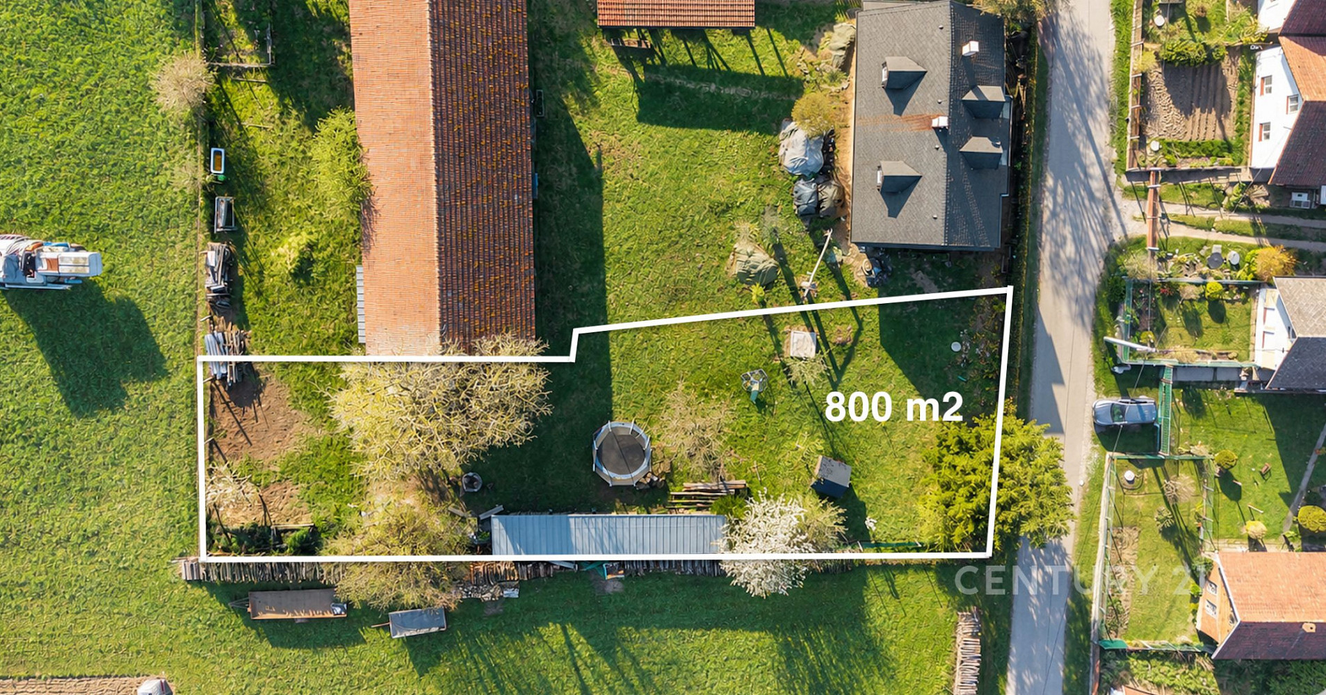 Prodej stavebního pozemku 800 m²