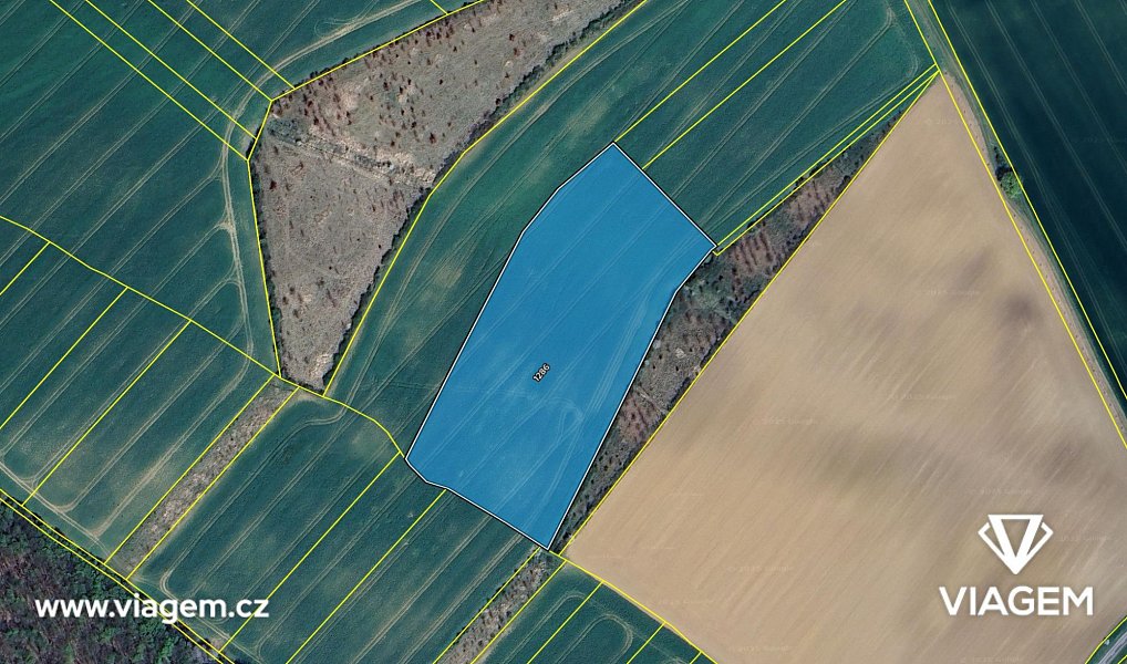 Prodej pole 481 m², Zlobice – náhled fotky 4
