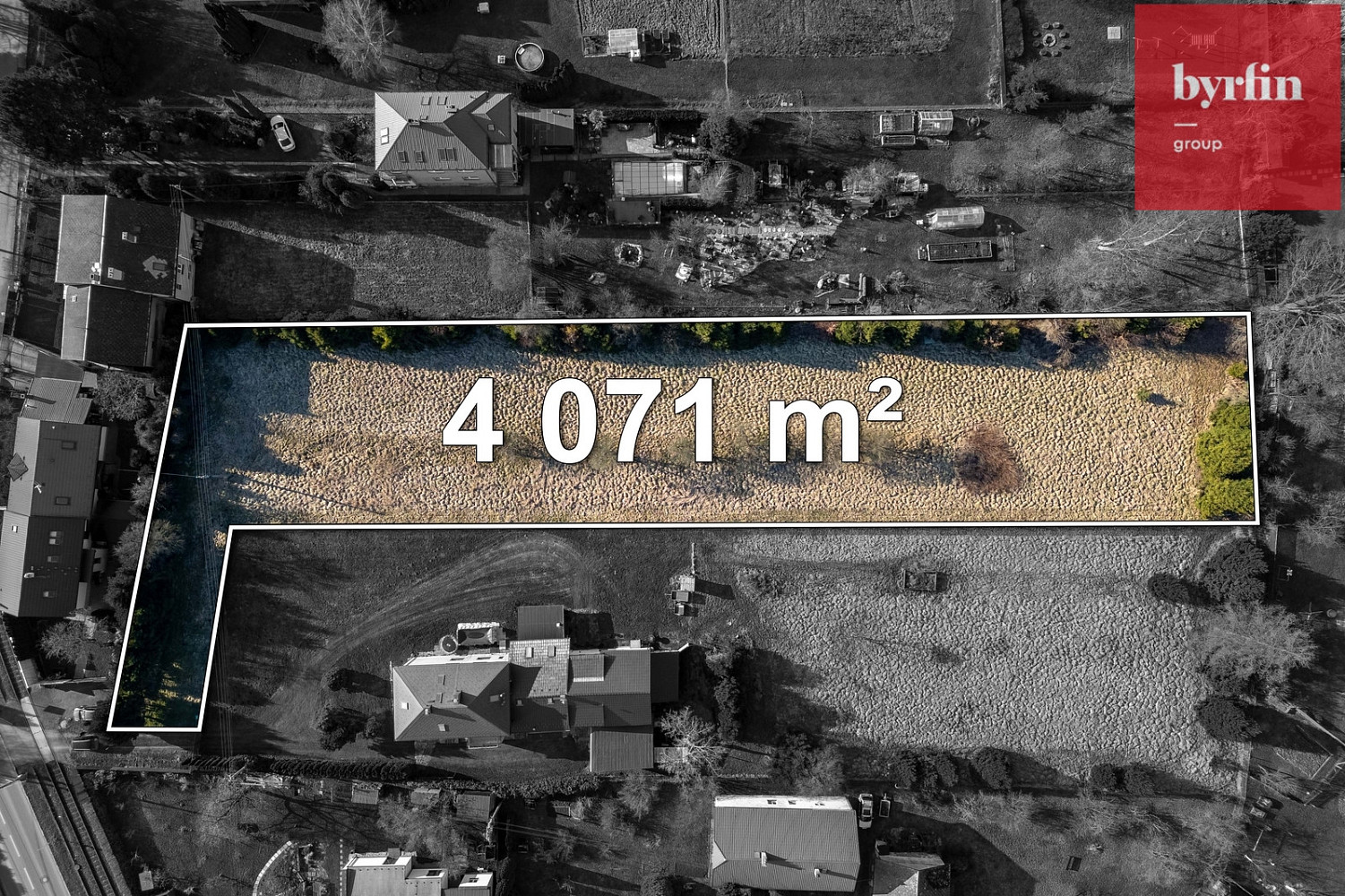 Prodej stavebního pozemku 4 071 m² – fotografie 4