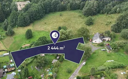 Prodej stavebního pozemku 2 444 m², Liberec