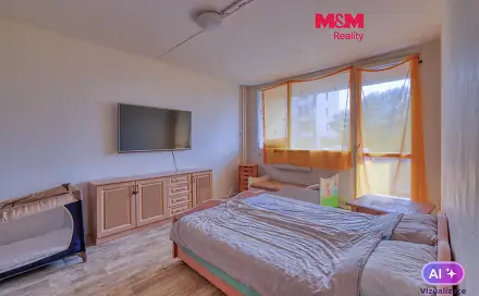 Prodej bytu 3+1 63 m², Rovná, okres Sokolov
