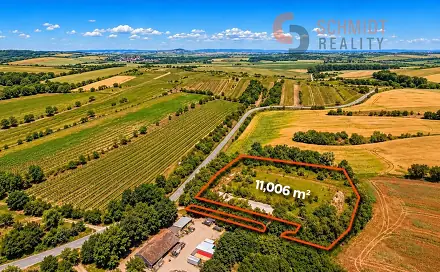 Prodej komerčního pozemku 11 006 m², Templářská, Čejkovice, okres Hodonín