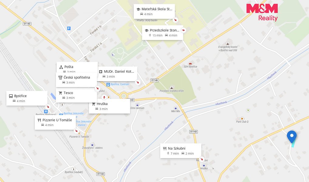 Prodej stavebního pozemku 1 500 m², Bystřice – náhled fotky 27