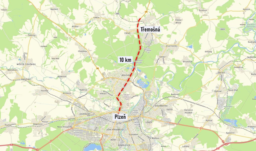 Prodej komerčního pozemku 3 650 m², Třemošná – náhled fotky 3