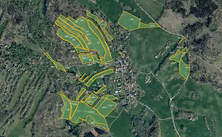 Prodej louky 184 957 m², Úštěk - Brusov, okres Litoměřice