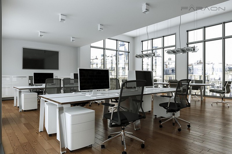 Pronájem kanceláře (1060m²) s terasou (80m²), Praha 1 - Revoluční – pohled 2