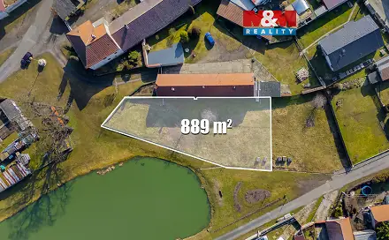 Prodej stavebního pozemku 889 m², Býkev, okres Mělník