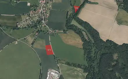 Prodej pole 14 453 m², Ostrovec - Dolní Ostrovec, okres Písek