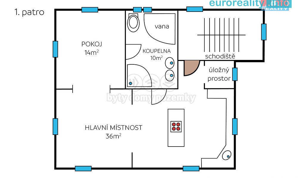 Pronájem domu 210 m² s pozemkem 1 068 m², Aš – náhled fotky 10