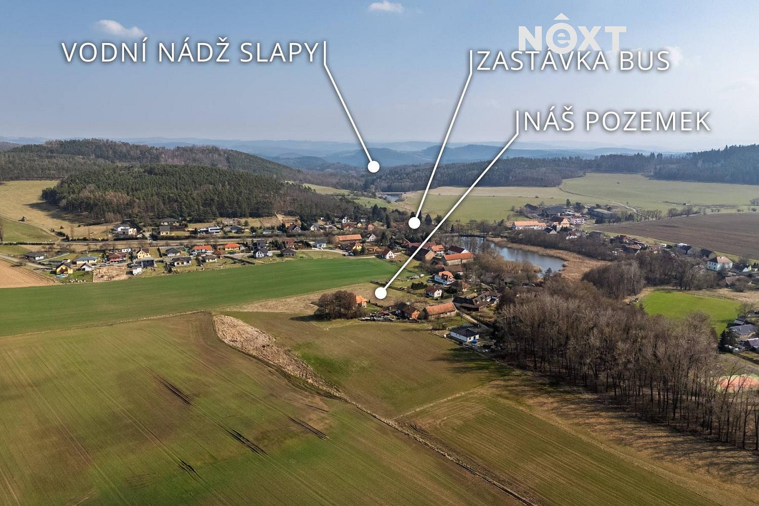 Prodej stavebního pozemku 1 200 m²