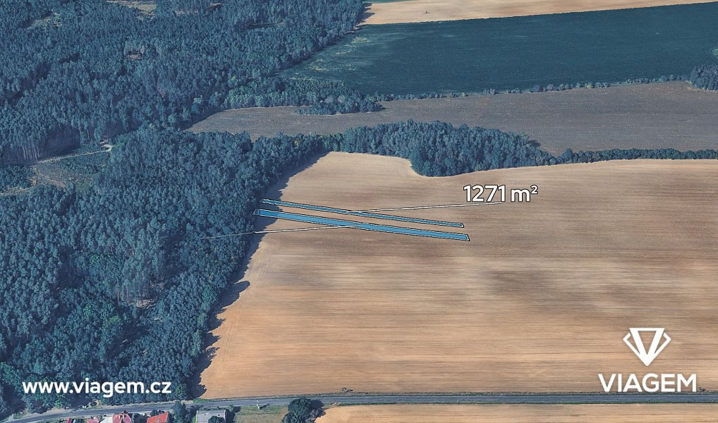 Prodej pole 475 m², Merklín – fotka 1 z 5
