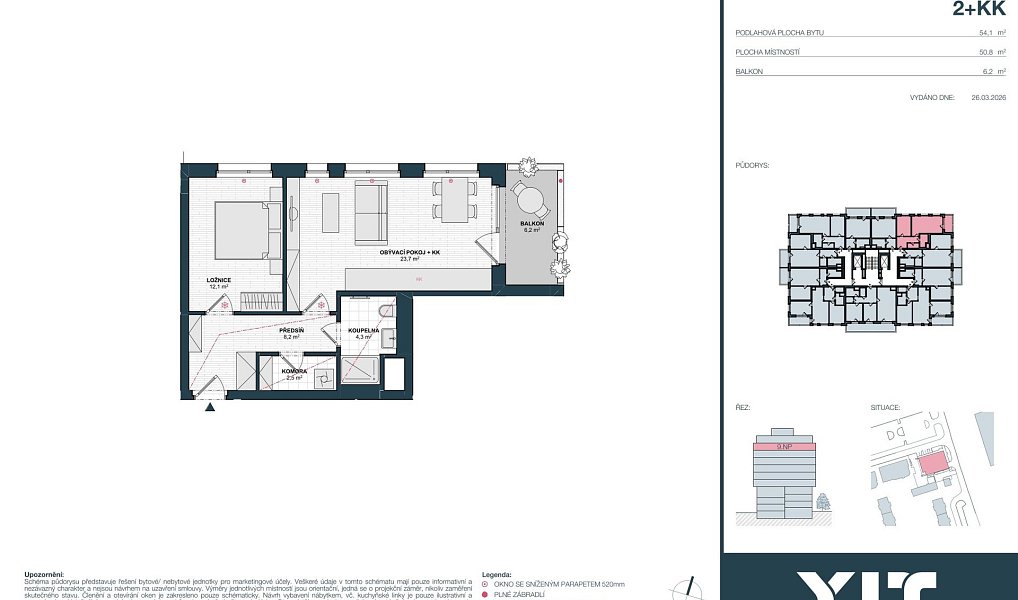 Prodej bytu 2+kk 51 m², Praha – náhled fotky 2