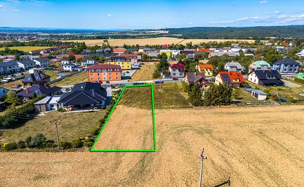 Prodej stavebního pozemku 1 241 m², Přáslavice, okres Olomouc
