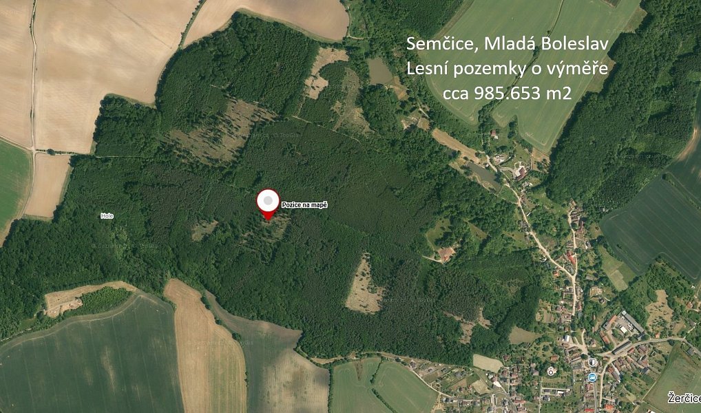 Prodej lesa 985 653 m², Žerčice – náhled fotky 29