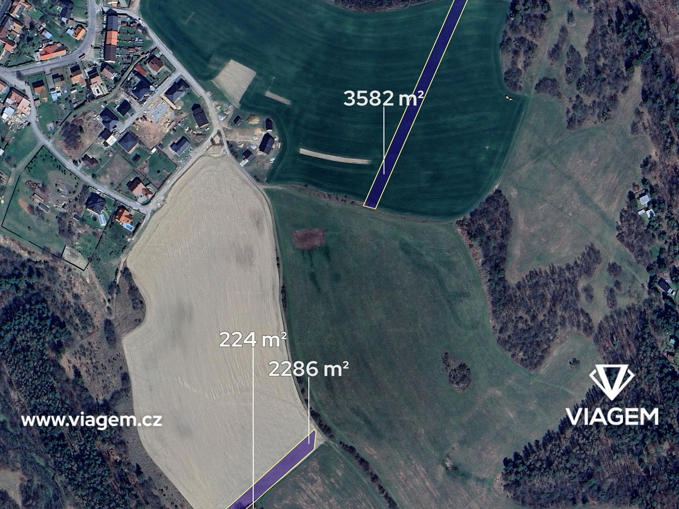 Prodej pole 2 284 m² – fotografie 2
