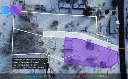 Prodej stavebního pozemku 1 156 m², Lipová-lázně, okres Jeseník