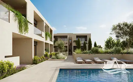 Prodej bytu 1+kk 36 m², Pafos, Kypr