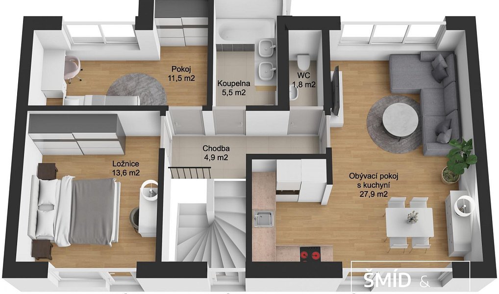 Prodej domu 130 m² s pozemkem 270 m², Kolín – náhled fotky 10