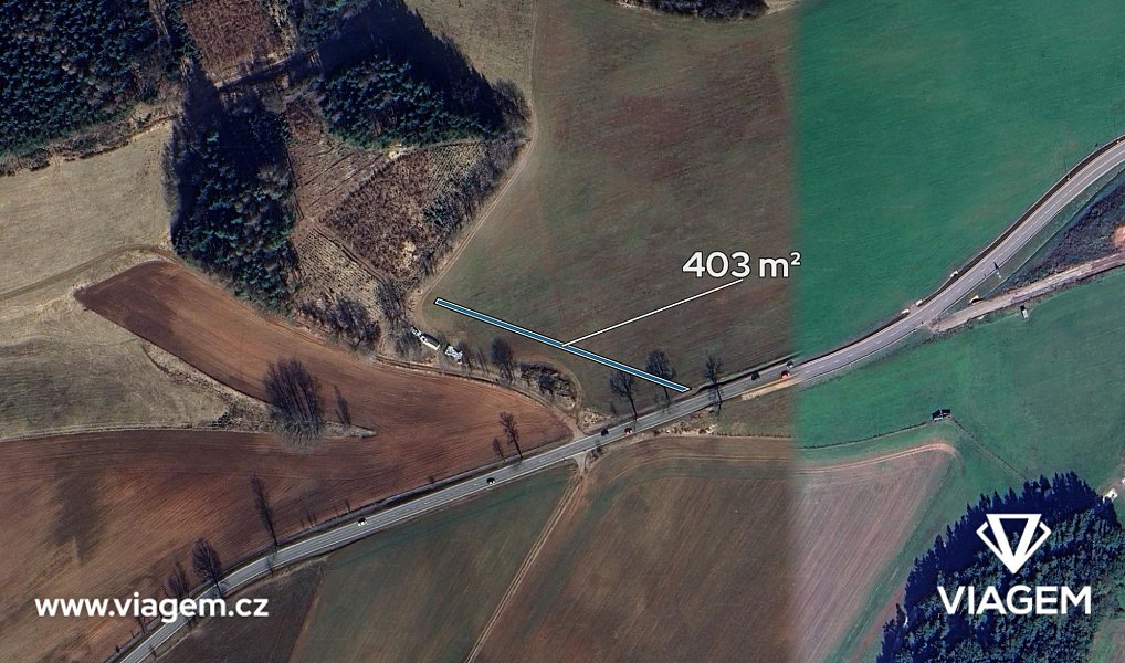 Prodej pole 403 m², Vidochov – náhled fotky 2