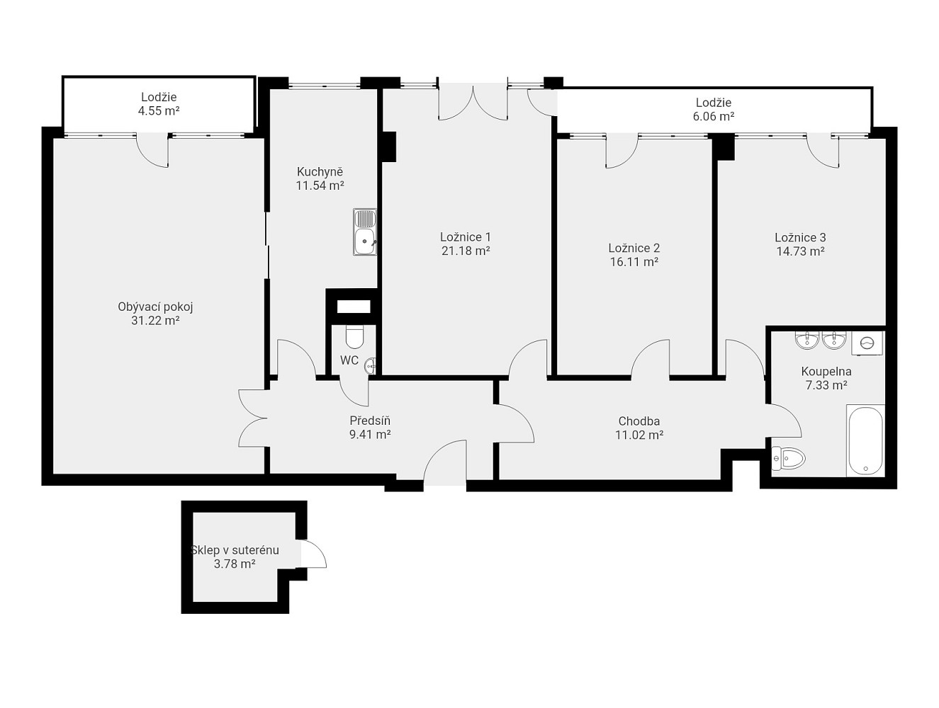 Prodej bytu 4+1 134 m² — photo 3