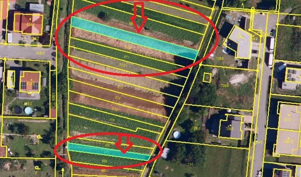 Prodej stavebního pozemku 489 m², Milešovice – náhled fotky 5