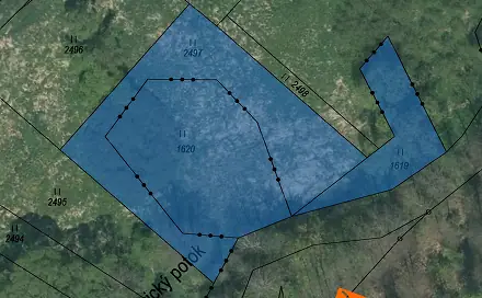 Prodej pozemku 937 m², Zvěrotice, okres Tábor