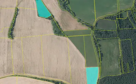 Prodej pole 21 466 m², Velečín, okres Plzeň-sever