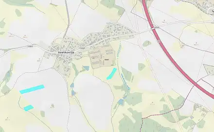 Prodej pole 15 617 m², Humpolec - Hněvkovice, okres Pelhřimov