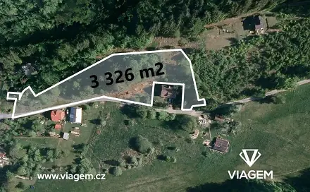 Prodej zahrady 1 839 m², Horní Bečva, okres Vsetín