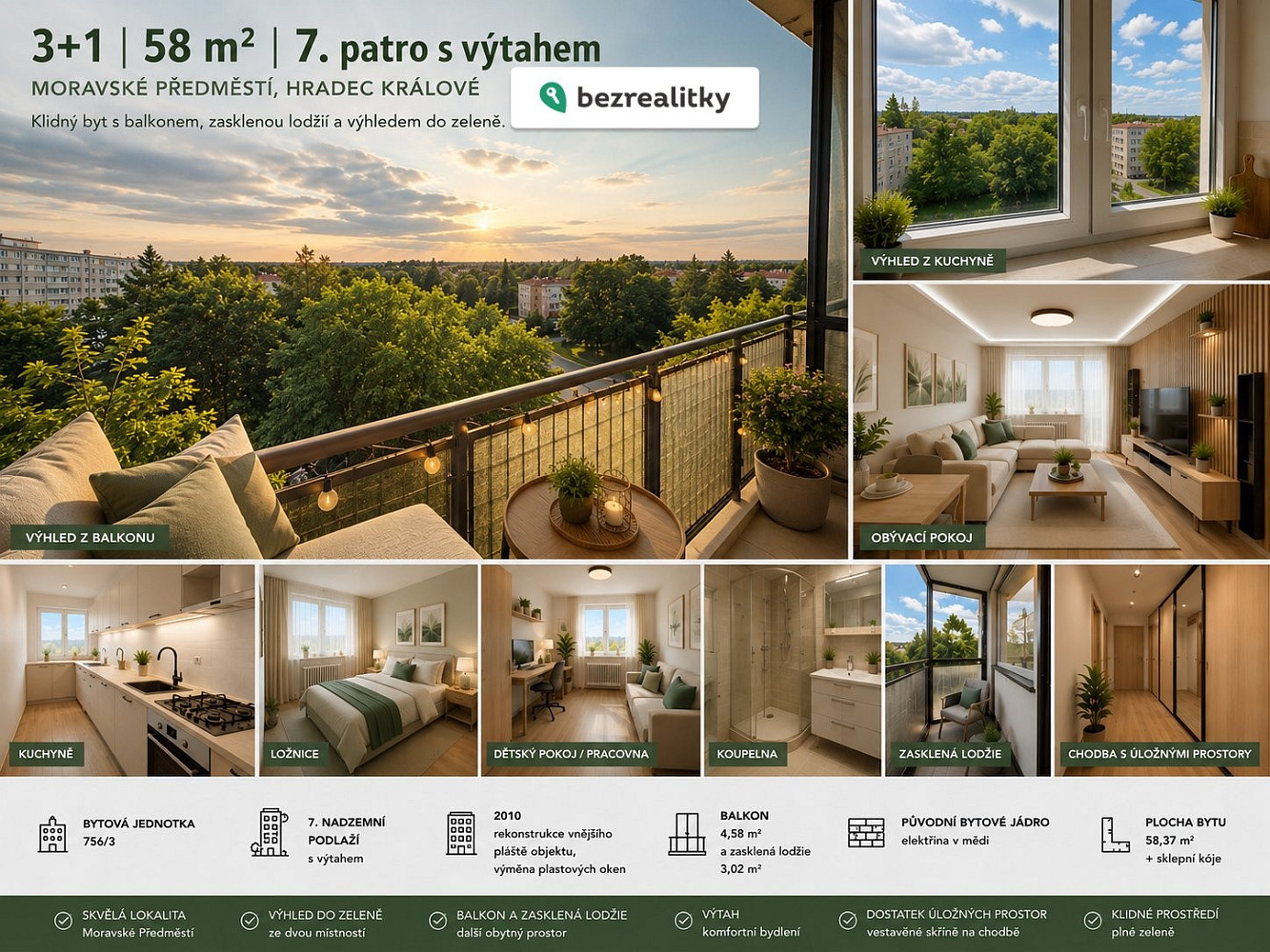 Prodej bytu 3+1 64 m²