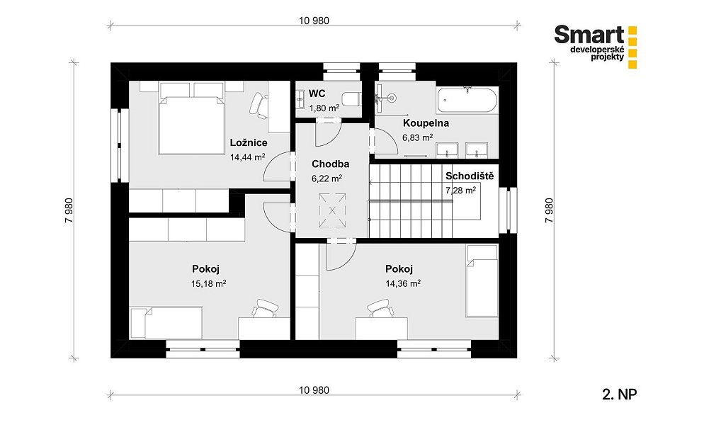 Prodej domu 129 m² s pozemkem 318 m², Olomouc – náhled fotky 16