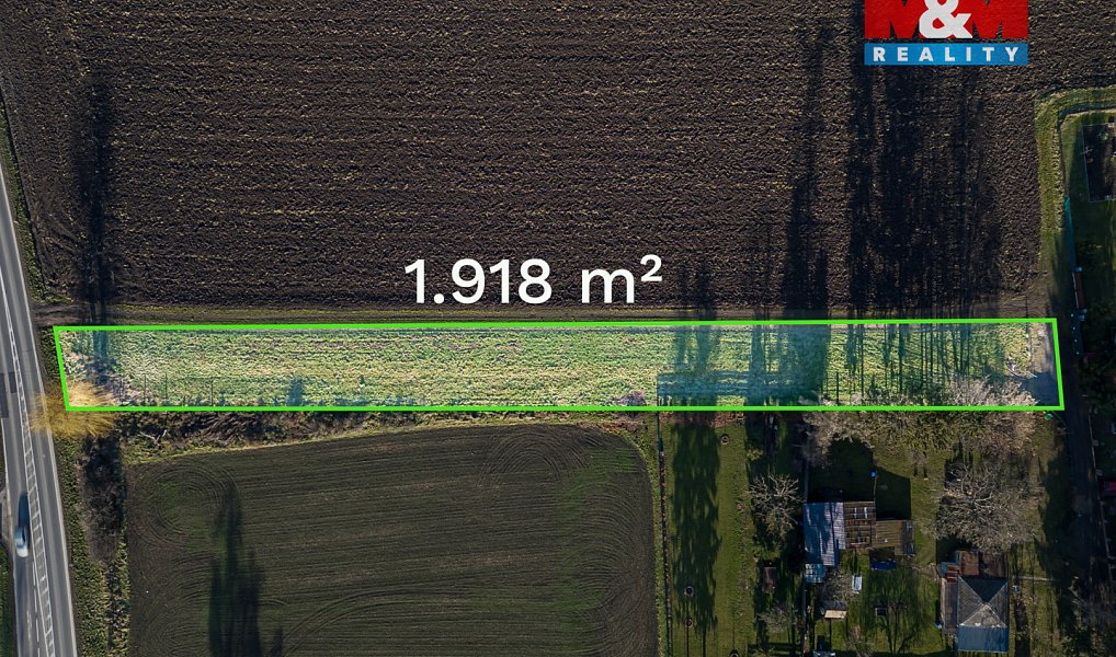 Prodej stavebního pozemku 1 918 m², Dub nad Moravou – náhled fotky 3