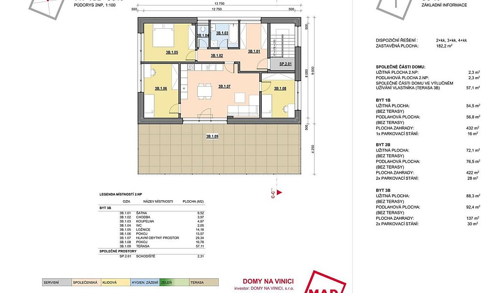 Prodej bytu 2+kk 55 m², Němčičky – náhled fotky 12