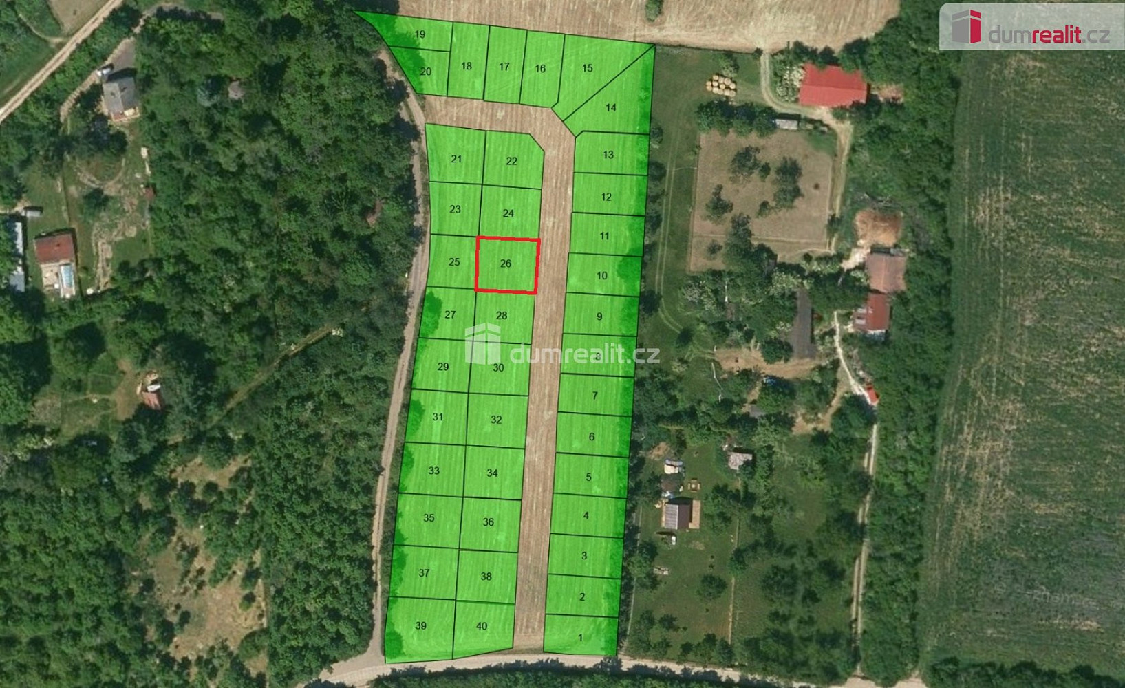 Prodej zahrady 224 m²