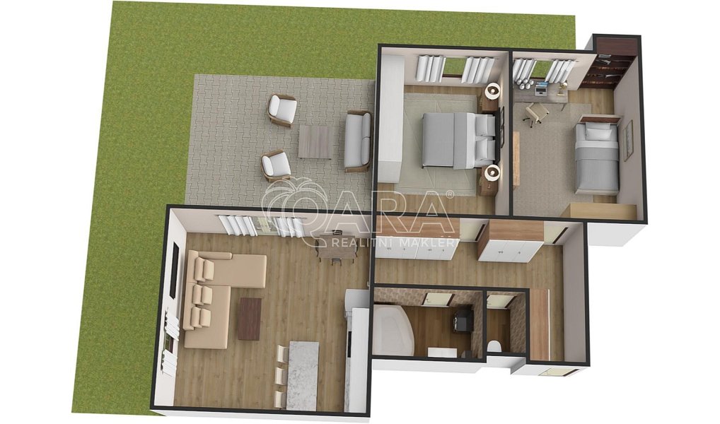 Pronájem bytu 3+kk 82 m², Holubice – náhled fotky 21