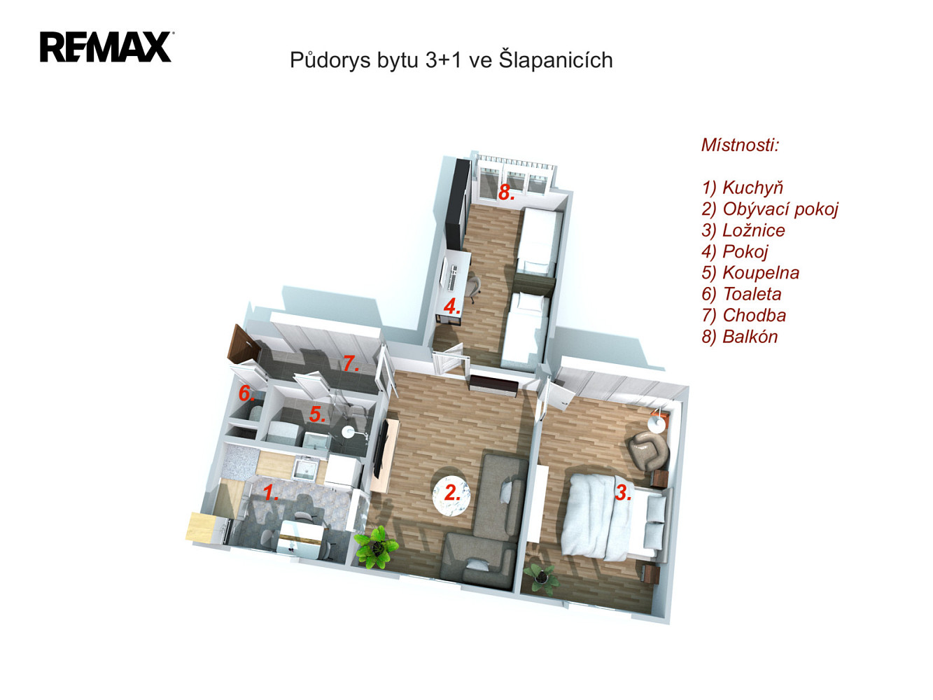 Prodej bytu 3+1 69 m² — photo 3