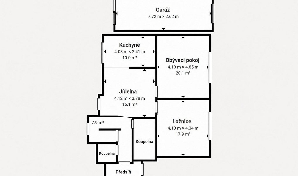 Prodej domu 145 m² s pozemkem 1 539 m², Fryšták – náhled fotky 35