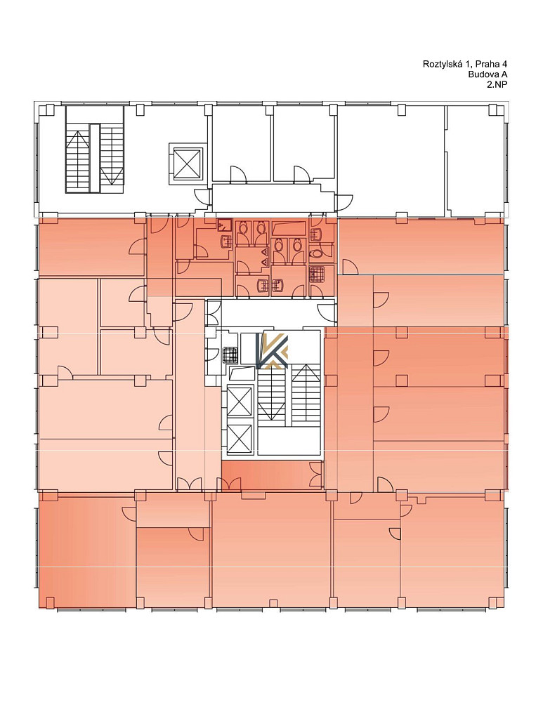 Pronájem kanceláře 450 m² – fotografie 5