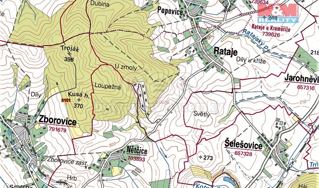 Prodej lesa 25 m², Zborovice – náhled fotky 5