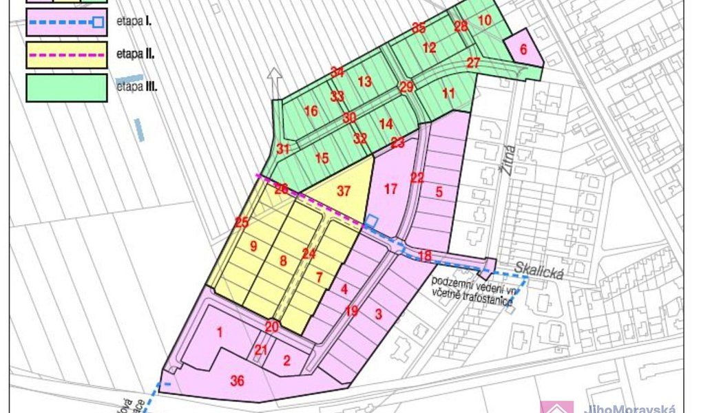 Prodej stavebního pozemku 773 m², Rohatec – náhled fotky 4